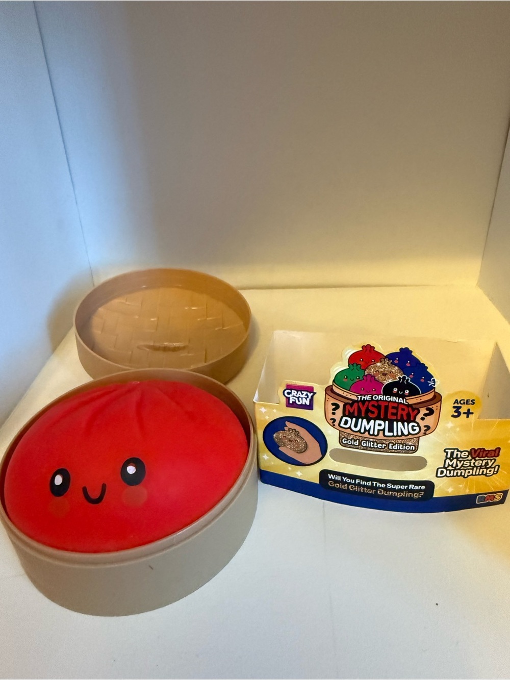 RMS Crazy Fun. Squishy dumplings. Gold Glitter Edition Red